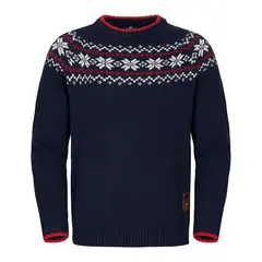 Gridarmor Sn&#248;krystall Round Neck Navy S Ullgenser til herre fra Gridarmor
