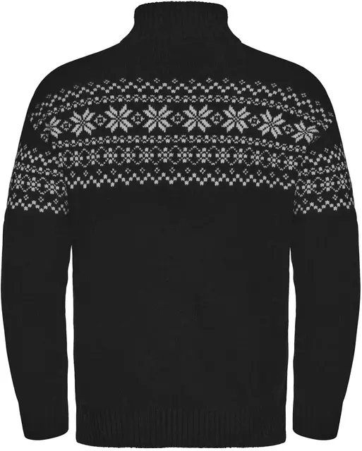 Gridarmor Snøkrystall Hz Ullgenser M L Black/white 