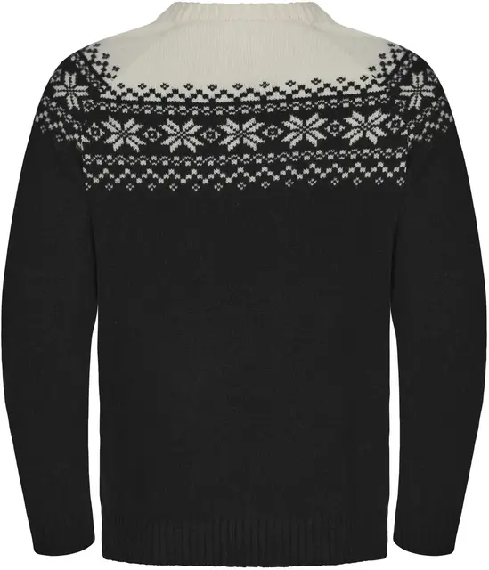 Gridarmor Snøkrystall Rn Ullgenser M L Black/white 