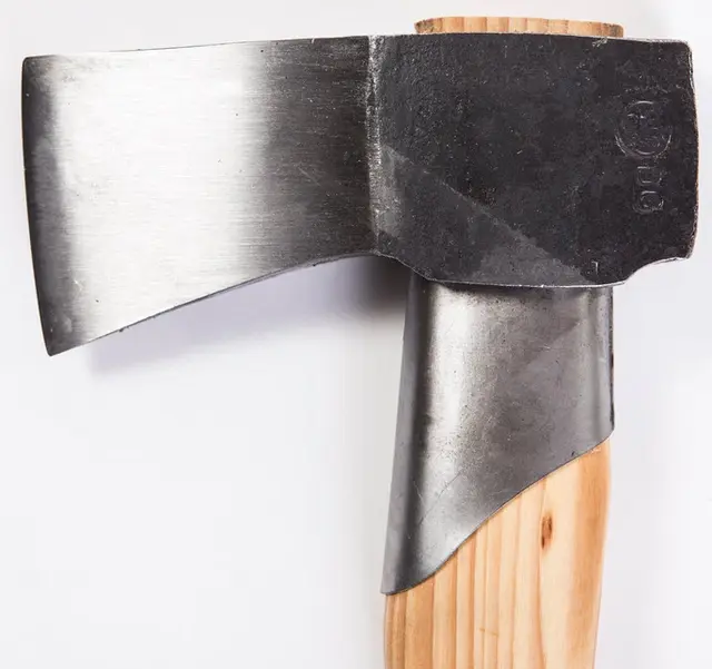 Gränsfors Stor Klyveøks 70cm Eggbeskytter av vegetabilsk garvet skinn 