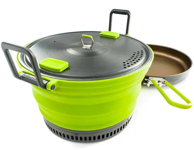 GSI Escape Set with Fry Pan Grønn 