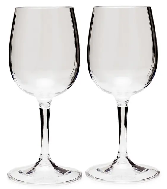 GSI Nesting Wine Glass set 2-pak - Vinglass i BPA-frie copolyester 