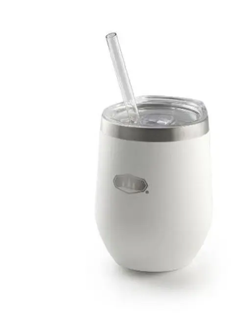 GSI Glacier SS Tumbler White Solid Coctailglass med isolasjon 