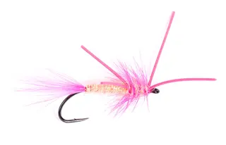 Guideline Rubber Leg Pink Streamer #8 Sj&#248;&#248;rretflue