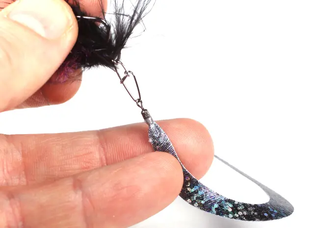 Wiggle Tail Børstemark - Black Kvalitetsfluer fra kjente leverandører 