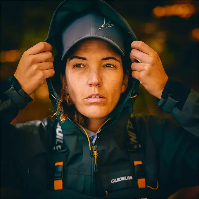 Guideline Lærdal jakke S Dame, Algae Green/Charcoal 