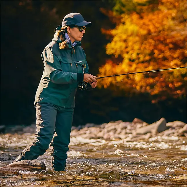 Guideline Lærdal jakke S Dame, Algae Green/Charcoal 