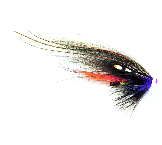 Black & Silver Blue - 6cm Kjøp 12 fluer få gratis flueboks 