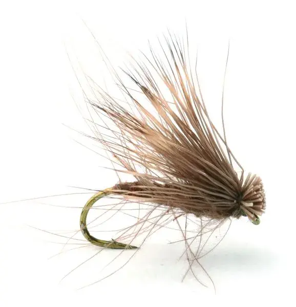 Cdc Elk Caddis Brown #10 Kjøp 12 fluer få gratis flueboks 