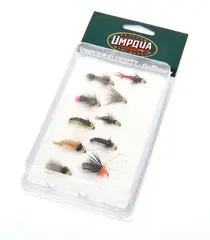 Umpqua fluesett - Gullhoder