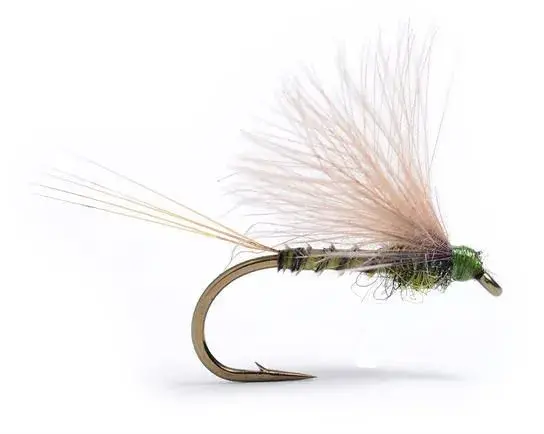 Cdc Biot Dun Emerger Dark Olive #18 Kjøp 12 fluer få gratis flueboks 