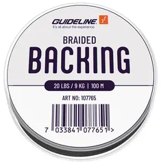 Guideline Braided Backing Black 20 lbs 100m