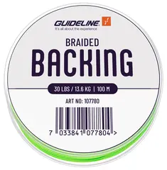 Guideline Braided Backing Lime Green 30 lbs 100m