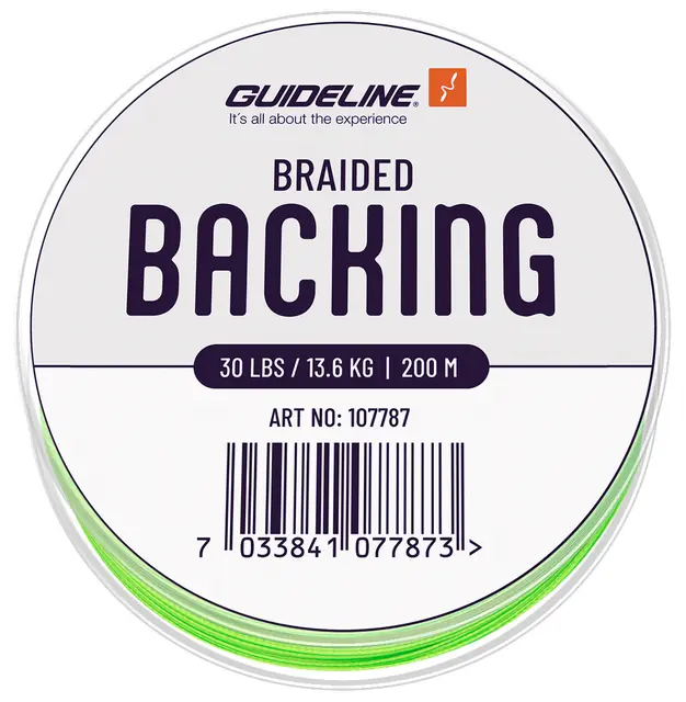 Guideline Braided Backing Lime Green 30 lbs 200m 