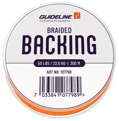 Guideline Braided Backing Orange 50 lbs 200m