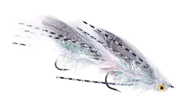 Umpqua Ullarhaus Whitey #2/#8 Ørret streamer 