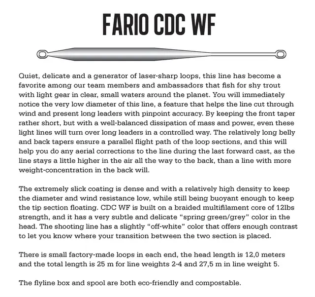 Guideline Fario CDC WF #2 Float 