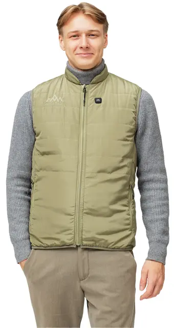 HeatX Heated Everyday Vest M Green S Lichen Green, herre 