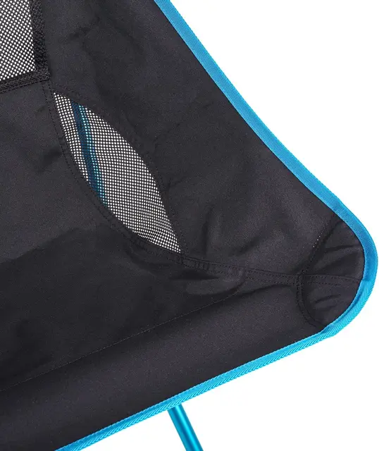 Helinox Beach Chair Black/Cyan Blue Superlett og kompakt stol for stranden 