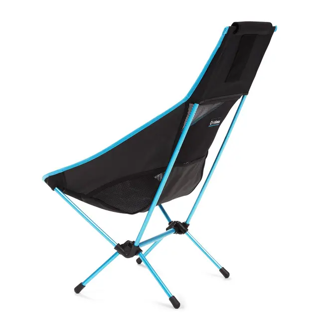 Helinox Chair Two Black/Cyan Blue Superdigg turstol til all slags bruk 