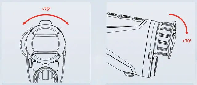 Hikmicro Condor LRF CH25L Håndholdt termisk spotter avstandsmåler 