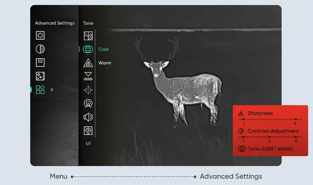 Hikmicro Condor LRF CH25L Håndholdt termisk spotter avstandsmåler 