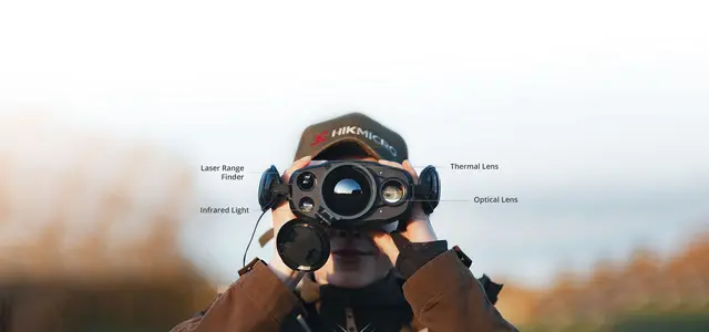 Hikmicro Raptor RQ50LN 940nm Termisk binokulær kikkert med IR 