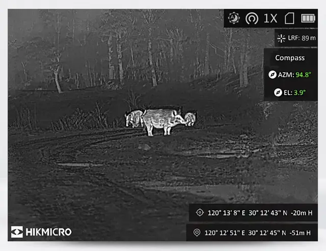 Hikmicro Raptor RQ50LN 940nm Termisk binokulær kikkert med IR 