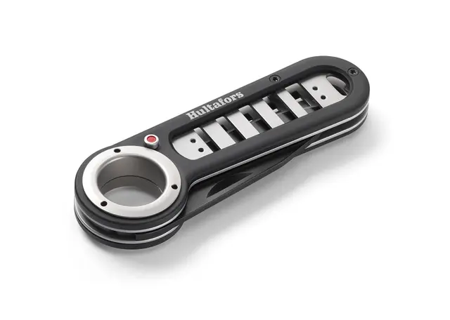 Hultafors OKF Foldekniv til fritidsbruk Robust foldekniv i svartbelagt aluminium 