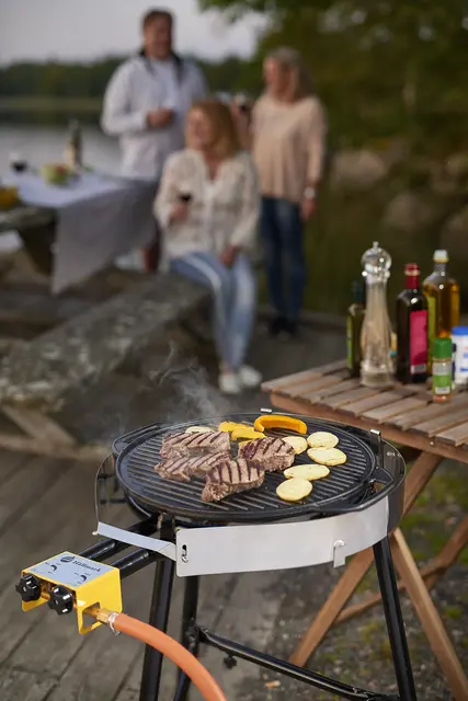 Hällmark Grillplate Støpejern ø 42cm Lag maten ute! 
