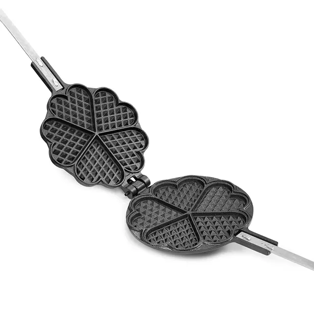 Hällmark Vaffeljern 5 hjerteformede vaffelmønstre 