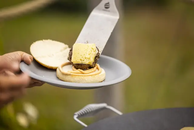 Hällmark Grillspade 47cm Stekespade til grilling og bålpanne 