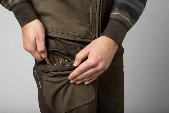 Härkila Pro Hunter Leather Trousers 52 Willow Green 