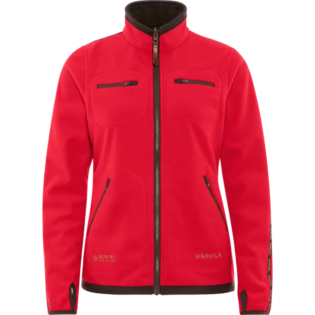 Härkila Kamko fleece Women Brown/Red S 2 jakker i 1 