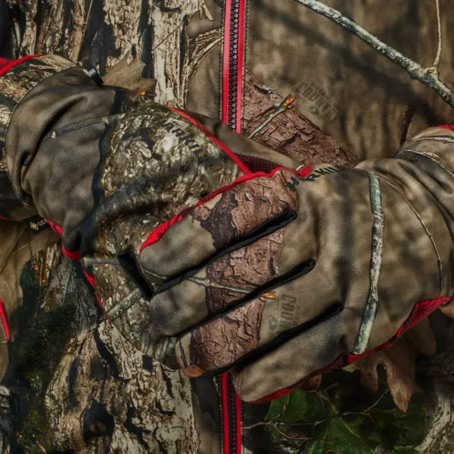 Härkila Moose Hunter 2.0 GTX Gloves M MossyOak Break-Up Country/MossyOak Red 
