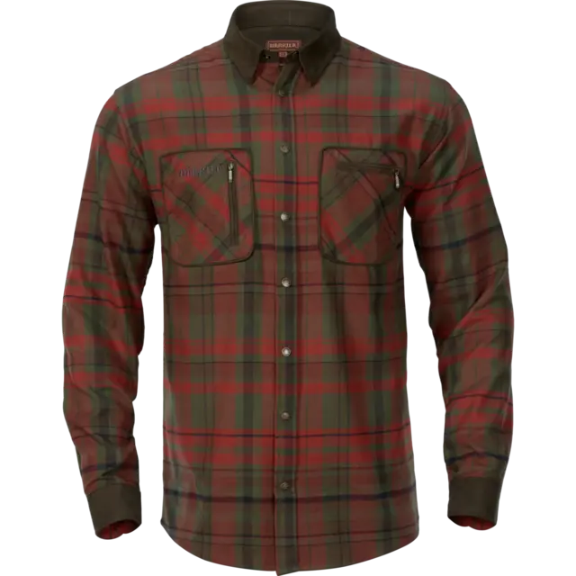 Härkila Pajala Skjorte Red Autumn Check S 