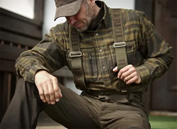 Härkila Carl-Eric Seler grønn m/klips Ekstra brede seler 