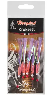 H&#248;rg&#229;rd Kroksett Rekeflue Ferdig kroksett med rekeflueimitasjoner