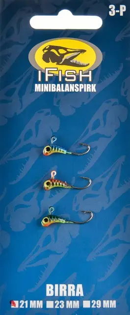 iFish Birra 21mm Balansepilk 3-Pack 1g 