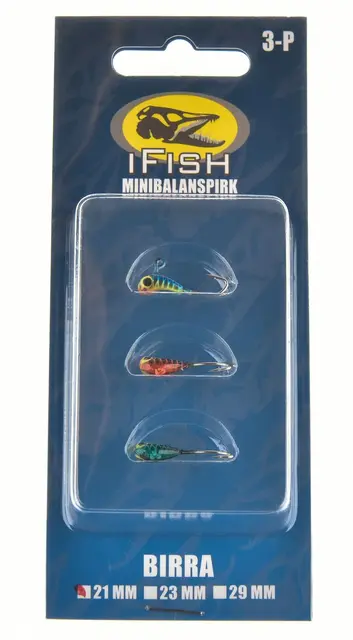 iFish Birra 21mm Balansepilk 3-Pack 1g 
