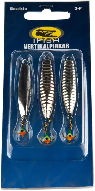iFish Vertikalpirk 3-pack Vertikalpilk/pimpel 3-pack 