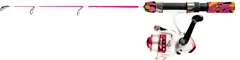 iFish X-Wand 20&#39;&#39; Rosa Isfiskesett med haspelsnelle