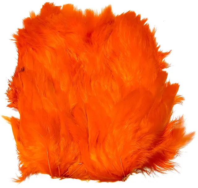 Softhackle patch Fluo Orange 