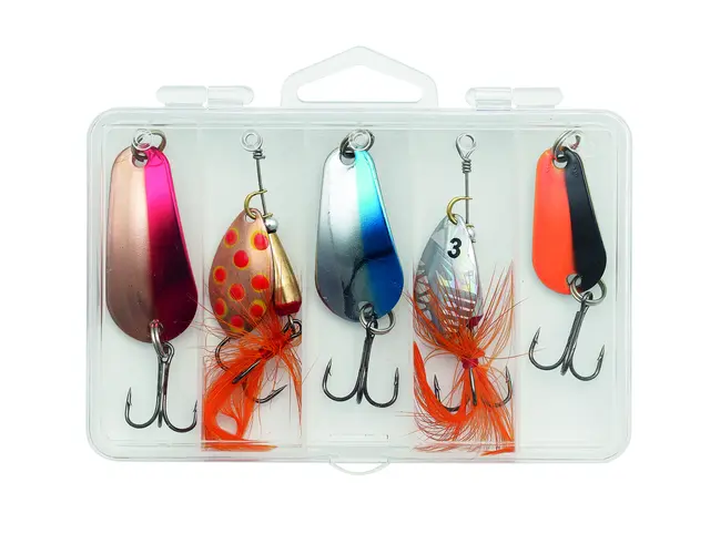 Kinetic Highland Trout Mix Sluk og spinnersett 5-pack 