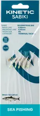Kinetic Sabiki SilverStrike #6 Fishskin/Flash