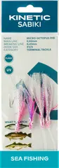 Kinetic Sabiki Micro Octopus #3/0 Clear UV