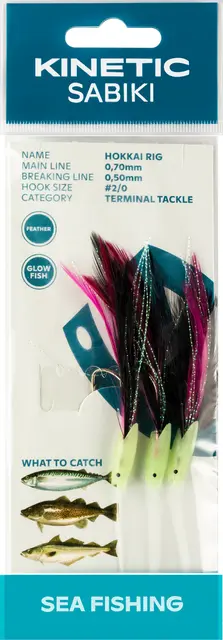 Kinetic Sabiki Hokkai #2/0 Green 