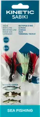 Kinetic Sabiki Octopus S #3/0 Glow/Red/Black