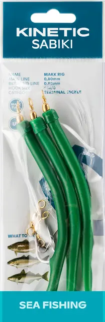 Kinetic Sabiki Makk #10/0 Green 