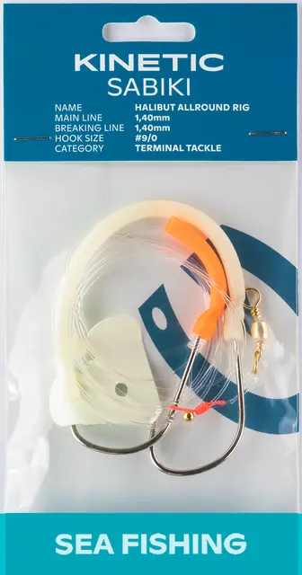 Kinetic Sabiki Halibut Allround #9/0 Glow 